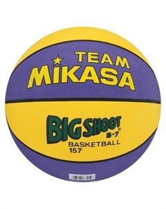 Мяч баскетбольный 157 py размер 7 резина бутиловая камера нейлоновый корд цвет жёлтый фиолетовый Mikasa