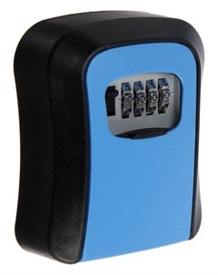 Ключница с кодовым замком размер 12х9 6х4 см цвет синий Nnb