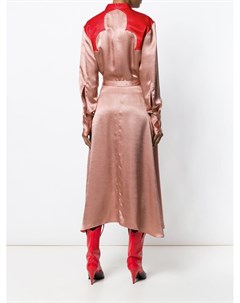 Nina ricci платье рубашка миди в стиле колор блок нейтральные цвета Nina ricci