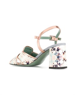 Paola d arcano туфли с цветочным принтом 40 белый Paola d'arcano