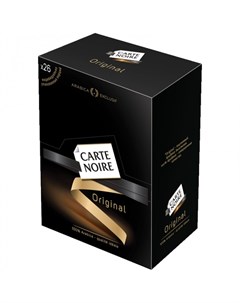 Кофе растворимый Original сублимированный 26 пак Carte noire