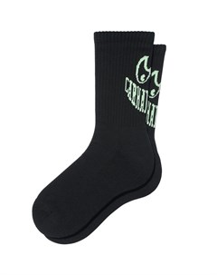Носки Grin Socks Black Pale Spearmint 2022 Carhartt wip