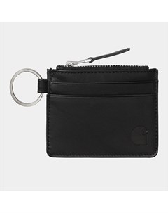 Кошелек Leather Wallet With M Ring Black 2022 Carhartt wip