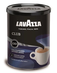 Кофе Клаб молотый 250гр Lavazza
