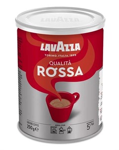 Кофе Россо молотый натуральный 250гр Lavazza