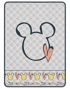 Покрывало Disney Minnie 160х200см серое Нордтекс