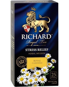 Чайный напиток Royal Camomile Stress Relief фруктово травяной 25 сашет Richard