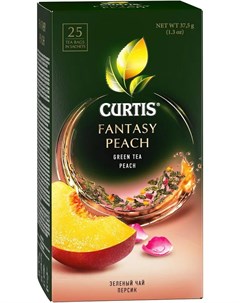 Чай зеленый Fantasy Peach 25 пакетиков Curtis