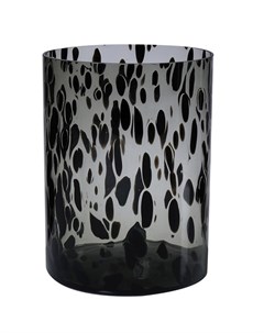 Ваза Cylinder Tiger Black 25x19см Hakbijl glass