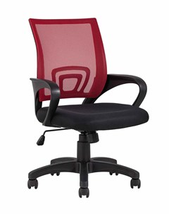 Кресло офисное topchairs simple красный 56x95x55 см Stool group