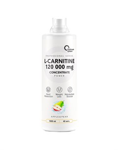 L Carnitine Concentrate 120 000 Power яблоко и груша 1 л Optimum system