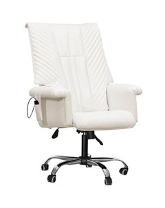 Офисное массажное кресло President EG1005 натуральная кожа Эго
