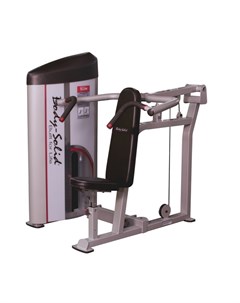 Вертикальный жим сидя с весовым стеком 140 кг Body solid