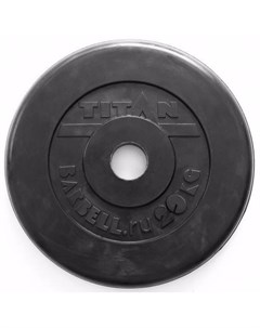Диск Sport House обрезиненный черный 20 кг 51 мм Dhz