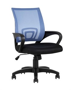 Кресло офисное topchairs simple голубой 56x95x55 см Stool group