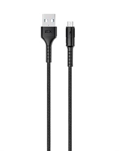 Аксессуар USB microUSB 1m Black EX K 1318 Exployd