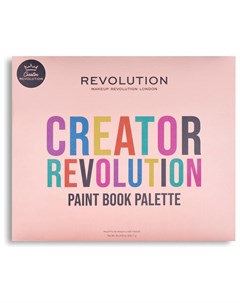 Палетка теней Creator Cream Eyeshadow Paint Book Makeup revolution