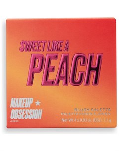 Румяна Blush Crush Palette Sweet Like A Peach Makeup obsession