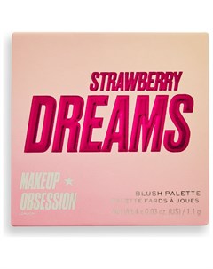 Румяна Blush Crush Palette Strawberry Dreams Makeup obsession