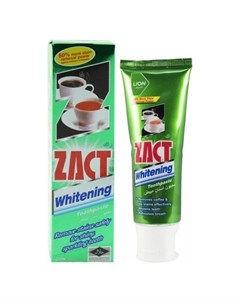 Зубная паста отбеливающая для любителей кофе и чая Zact Whitening Lion