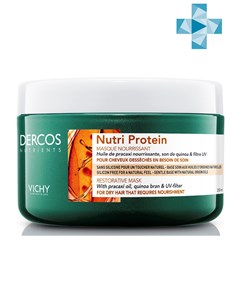 Восстанавливающая маска для секущихся и поврежденных волос Nutri Protein 250 мл Dercos Nutrients Vichy