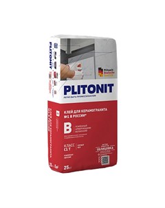 Клей для плитки С1 Т Плитонит В 25 кг Plitonit