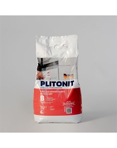 Клей для плитки С1 Т Плитонит В 5кг Plitonit