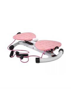 Фитнес платформа Twister Bow с эспандерами розовый Dfc