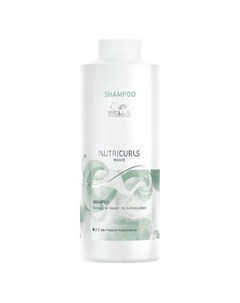 Nutricurls Shampoo for Waves No Sulfates Added Безсульфатный шампунь для вьющихся волос 1000 мл Wella professionals