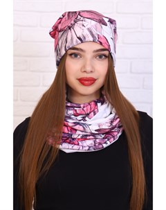 Комплект женский шапка и шарф снуд iv83604 56 58 Грандсток