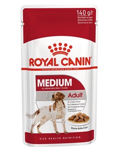 Влажный корм для собак Medium Adult в соусе 0 14 кг Royal canin