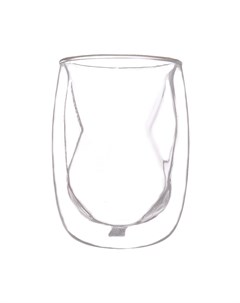 Набор стаканов с двойным стеклом double wall прозрачный Repast