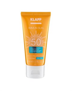 Солнцезащитный крем для лица Sun Face Protection Cream SPF50 50 мл Immun Klapp