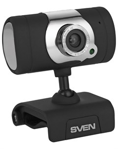 Веб камера IC 525 1 3 Мп микрофон USB 2 0 регулируемое крепление черная SV Sven