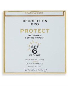 Пудра компактная матирующая Protect Mattifying Setting Powder SPF 6 Revolution pro