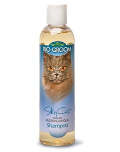 Шампунь Silky Cat кондиционирующий для кошек с протеином и ланолином 237мл Bio groom
