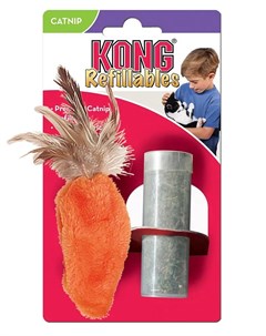 Игрушка Морковь для кошек с тубом кошачьей мяты 15см Kong