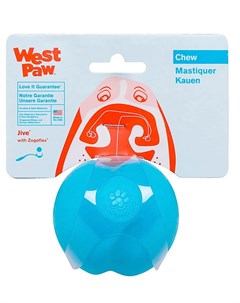 Игрушка Jive Мячик для собак S 6 6см голубой West paw zogoflex