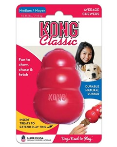 Игрушка Classic для собак M средняя 8х6см Kong