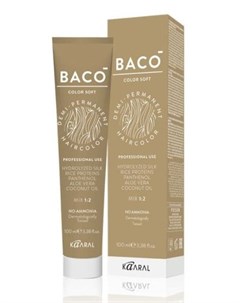 Baco Soft Color 5 44 Стойкий безаммиачный краситель светлый коричневый медный насыщенный 100 мл Kaaral