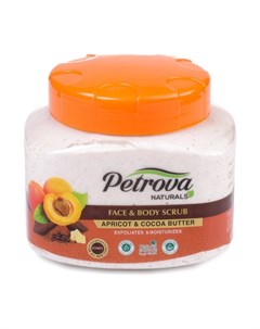 Скраб для тела абрикос и кокосовое масло 500 мл Petrova naturals