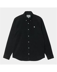 Рубашка L S Madison Shirt Black White 2022 Carhartt wip