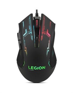 Мышь Legion M200 RGB черный оптическая 2400dpi USB для ноутбука 5but GX30P93886 Lenovo