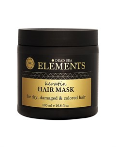 Питательная маска для сухих и окрашенных волос с минералами Мертвого моря Dead sea elements