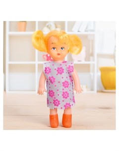 Кукла Даша в платье 14 5 см Кнр игрушки