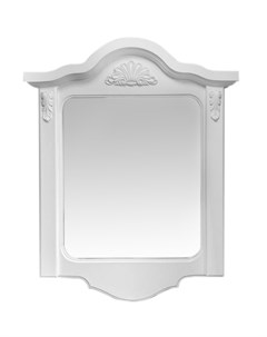 Зеркало прямоугольное с патиной white wood белый 76 0x5 0x103 0 см La neige