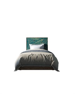 Кровать berber зеленый 120x140x200 см Etg-home
