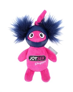 Игрушка для собак Puppy Белка в резиновом шлеме с пищалкой S розовая 14 см Joyser