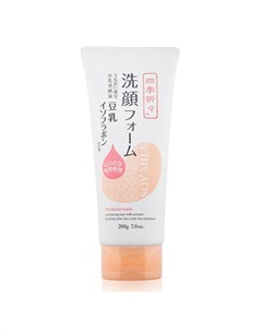 Очищающая пенка для лица с соевым молоком Soy Milk Facial Foam 200 г Косметика для умывания Kumano cosmetics
