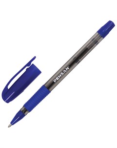 Ручка шариковая масляная с грипом Sign up синяя 1 мм линия письма 0 8 мм 2410 12 Pensan